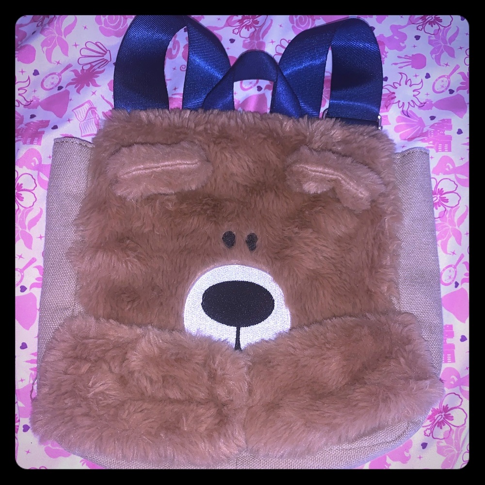 ADORABLE Teddy Bear Toddler Child Backpack Bag